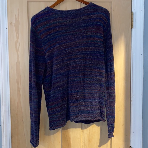 Liz Claiborne/Crazy horse zip up sweater - Picture 3 of 3